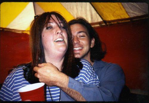 Kim Warnick and Eddie Vedder